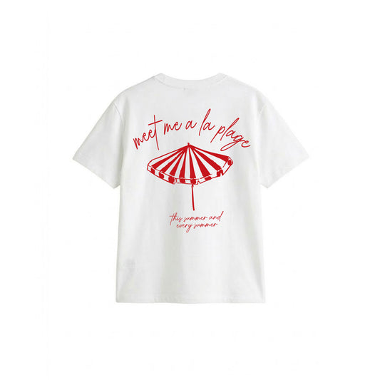 meet me a la plage tshirt