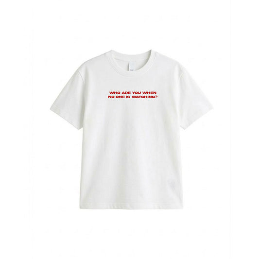 white t-shirt